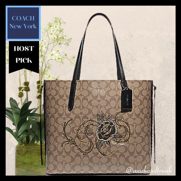 Coach Handbags - COACH Tote Limited Edition Chelsea Champlain Art